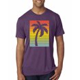thumbnail image 1 of Tropical Palm Tree Silhouette | Mens Pop Culture Premium Tri Blend T-Shirt, Vintage Purple, Large, 1 of 4