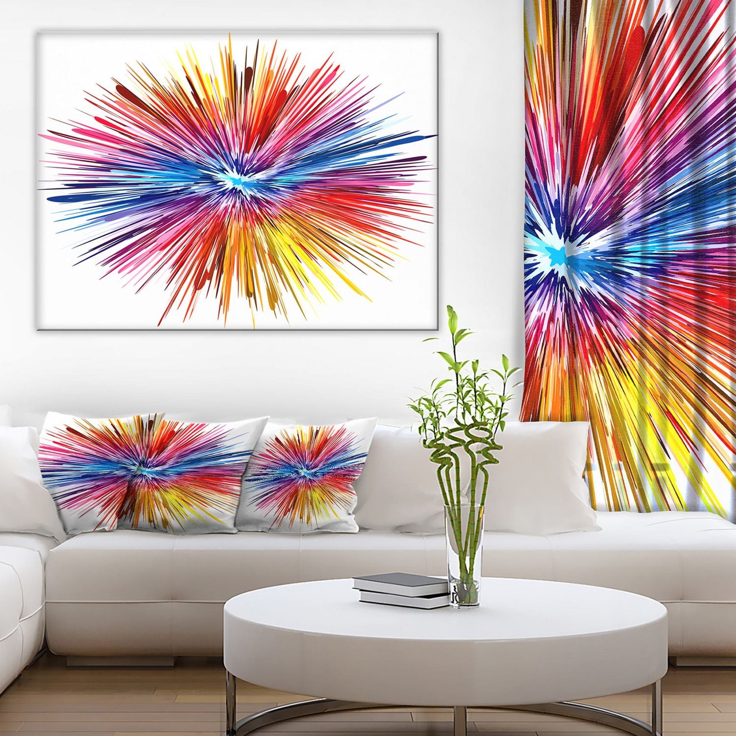 Beautyrest Design Art Color Explosion Canvas Print
