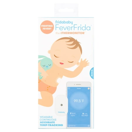 FridaBaby FeverFrida iThermonitor with Five Replacement Patches, Free App Download for iOS and Android Devices