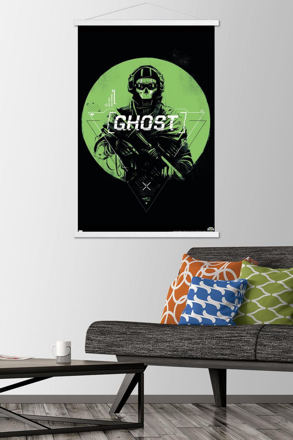 Call of Duty: Modern Warfare 2 - Ghost Emblem Wall Poster