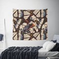 thumbnail image 6 of Balery Vector Butterflies Pattern Tapestry 60x51 Inches - Large Wall Hanging Tapestry for Bedroom, Living Room, Dorm Decor - Artistic and Aesthetic Room Decor, 6 of 9