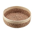 thumbnail image 1 of Natural Straw Woven Storage Basket Stylish for Durable & Multi-Purpose Organizer Large, 1 of 8