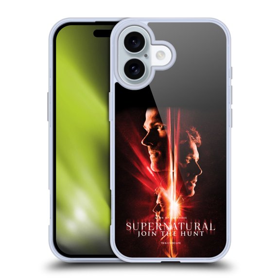Head Case Designs Officially Licensed Supernatural Key Art Sam, Dean & Castiel Soft Gel Case Compatible with Apple iPhone 16
