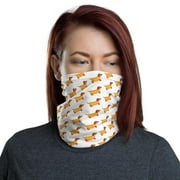 Is That A Wiener On Your Face Dachshund Hot Dog Doxie Face Cover Neck Gaiter