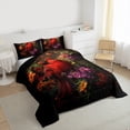 thumbnail image 3 of Feelyou Kawaii Robin Bird Bedding Comforter Set for Teen, Dreamy Groovy Flower Twin Comforter Sets, Rustic Farmhouse Animal Reversible Bedding Set, Ultra Soft Home Decor, 2-Piece, 3 of 8