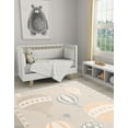 thumbnail image 3 of Unique Loom Whimsy Kids Collection Area Rug - Balloons (5' 3" x 8' Rectangle Multi/Beige), 3 of 9