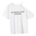 thumbnail image 4 of Camiseta básica de mujer Yinane suave casual cuello redondo L, 4 of 8