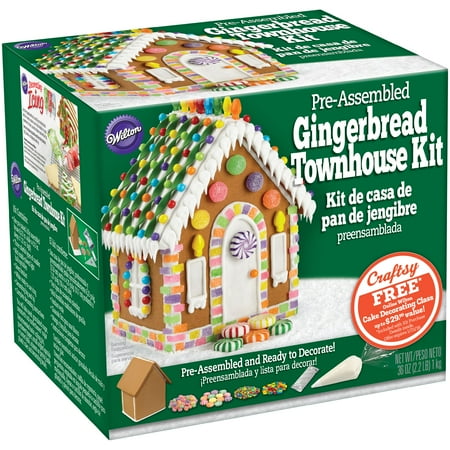 Wilton Gingerbread Ready to Decorate Townhouse Kit