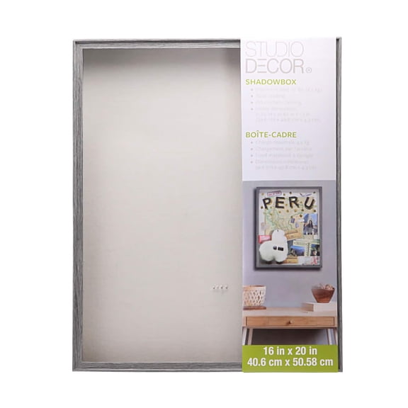 Studio Decor Gray Shadow Box