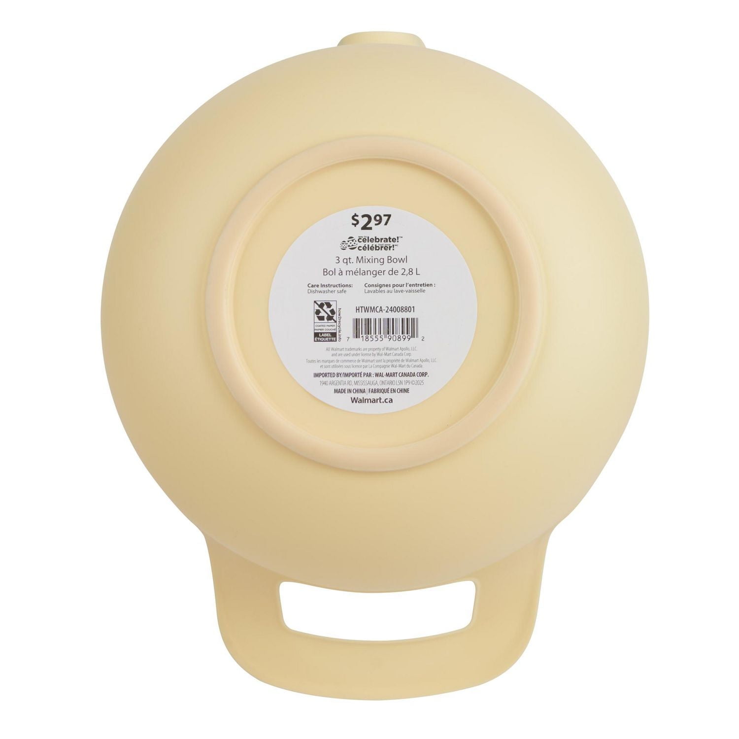 Bol à Mélanger 3 qt, Way to Celebrate, Jaune