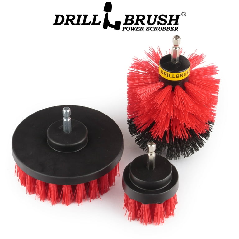 R-S-42O-QC-DB  Drill Brush 3-piece Kit - Outdoor – Drillbrush