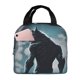 thumbnail image 1 of Disketp Moon Wolf Warrior for Insulated Lunch Bag for Women and Men, Perfect for Work, Hiking, Picnic, 1 of 8