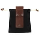 thumbnail image 1 of Bolsa de recolección de frutas Lona de cuero sintético para jardín Bolsa plegable Organizador de recolección de alimentos, Negro kenally HA007923-01B, 1 of 6