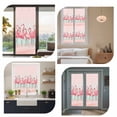 thumbnail image 7 of Pink Flamingo Window Privacy Film, Summer Tropical Flamingo Hawaii Animals Static Cling UV Sun Blocking Heat Control Window Tint Day and Night,Non-Adhesive One Way Windows Privacy Cover 17.7''x78.7'', 7 of 7