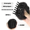 thumbnail image 3 of Extensions de Chignon en Cheveux Synthétiques Bouclés Mini Pince à Griffes Oreilles de Chat Chignons Postiches, 3 of 6