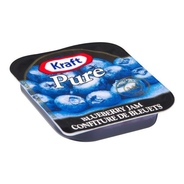 Confiture de Bleuets Pure Kraft, Portion / 10 Ml/unité, 140 Unités/caisse