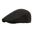 thumbnail image 3 of LIUYUNNN Pack of Classic British Style Newsboy Cap In Houndstooth Blend For And Front Brim Beret With Sun Shield Timeless Filigree Hat For All Seasons, One Size, 3 of 3