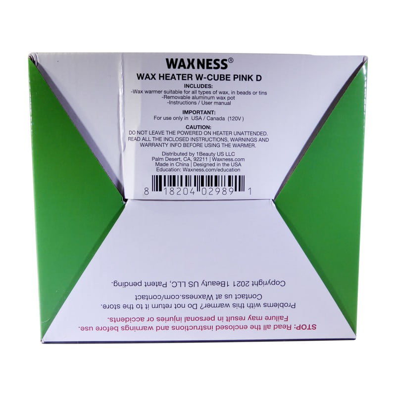 Waxness Wax Warmer W-CUBE Pink D 16 oz - Walmart.com