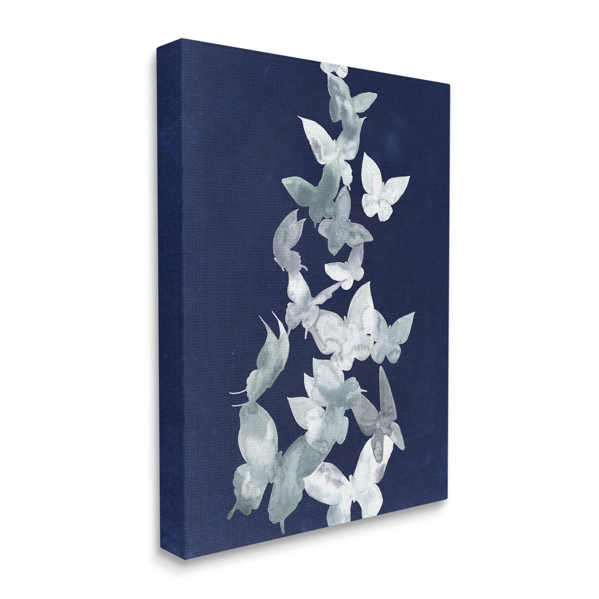 Stupell Industries Abstract Butterflies Swarm Animals & Insects Painting Gallery Wrapped Canvas Print Wall Art