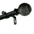 thumbnail image 2 of Domovina Seeta 1" Single Curtain Rod-Color:Black,Size:160-240", 2 of 4