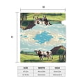thumbnail image 5 of Lsque Prairie Pasture Cow Mailbox Cover Standard Size ,Magnetic Mailbox Covers Post Wraps Letter Box Cover -21x18 in, 5 of 9