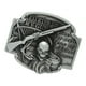 thumbnail image 5 of Hebilla Oval de Aleación para Cinturón de Vaquero Occidental para Pantalones Ocacines Jeans de Hombres - Cráneo Sunnimix Hebilla de cinturón con bandera de calavera, 5 of 7