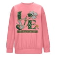 thumbnail image 4 of Fewfanhot Women's Clothing St Patricks Day Sweatshirt Women Long Sleeve Leopard Shamrock St. patricks Shirts Tees, 4 of 9