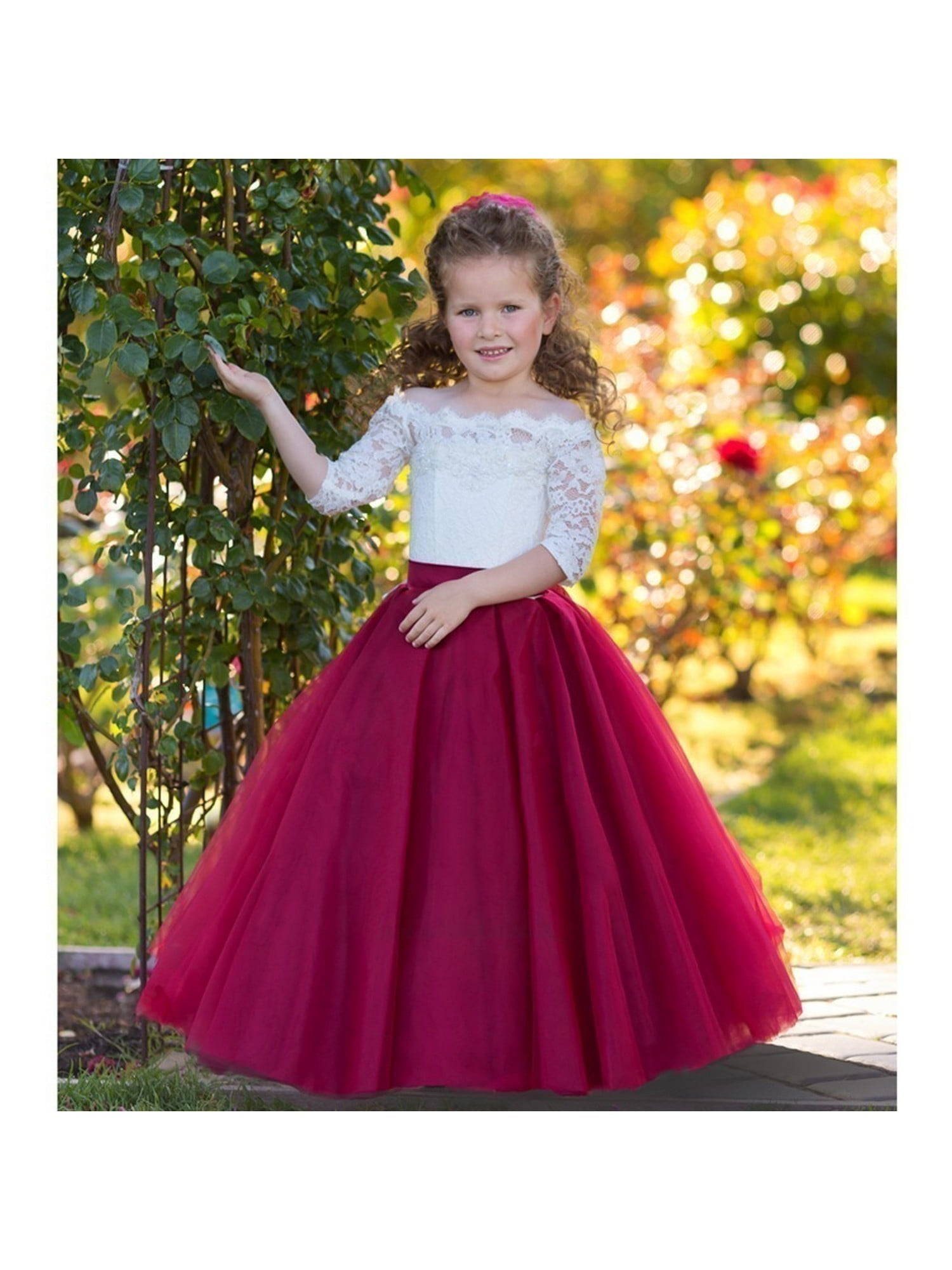 burgundy dress walmart