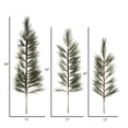 thumbnail image 7 of Vickerman 36-42-48" Artificial White Pine Tops 3 Piece Set, 7 of 7