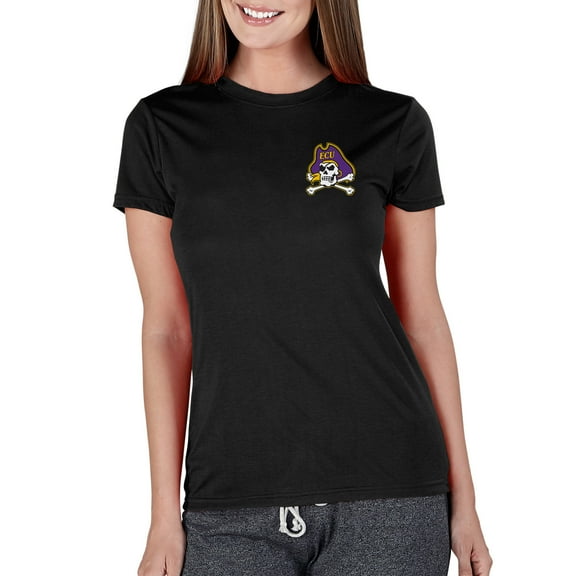 Women's Concepts Sport Black ECU Pirates Marathon Knit Top