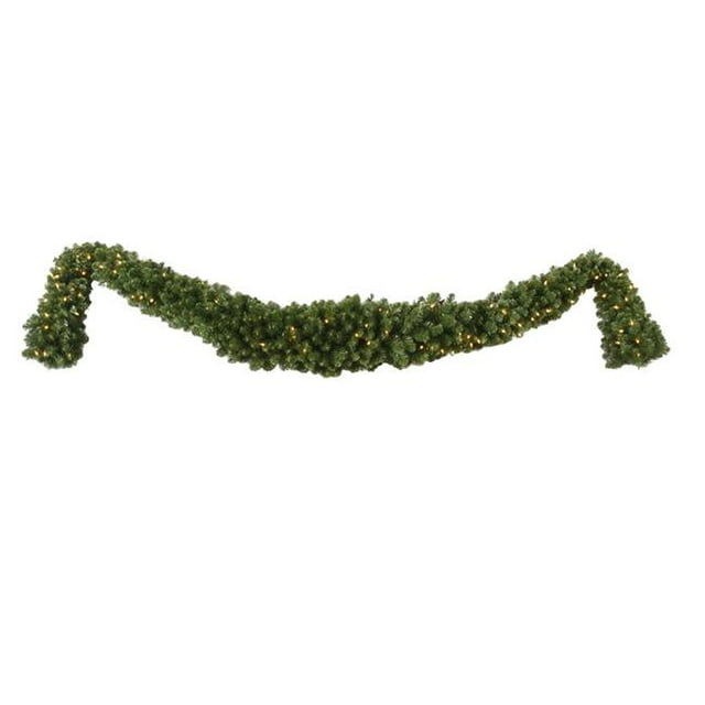Guirlande Verte Teton Swag de 12 Pi x 18 Po avec 300 Feux de Durée Claire