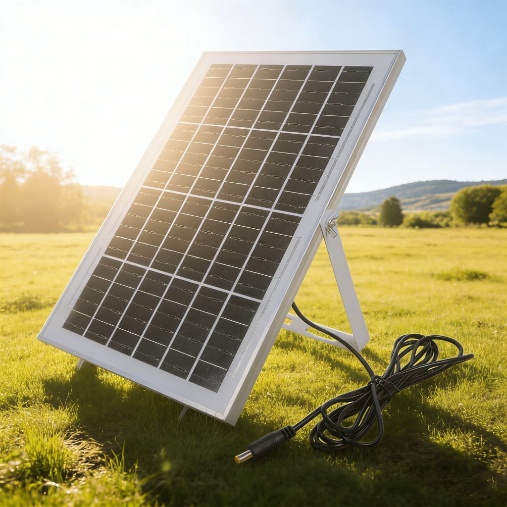 Miiottaa Solar Charging Panel 12V 12W Featuring 5.5X2.1mm Connection Nature Friendly