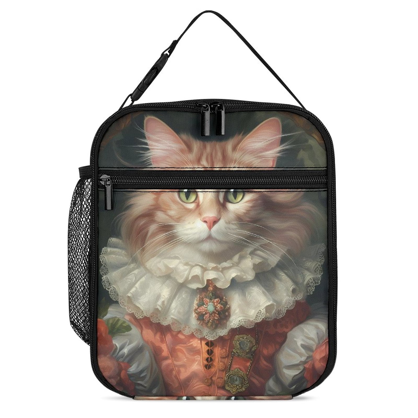 Vodetik Store Cute Cat Lunch Bag for Kids Teen Insulated Lunch Box with