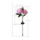 thumbnail image 3 of Decoración del hogar, decoración de habitaciones, luces solares de peonía para exteriores, estacas de flores artificiales, iluminación decorativa impermeable para paisajes, decoración de patio, lámpar, 3 of 6
