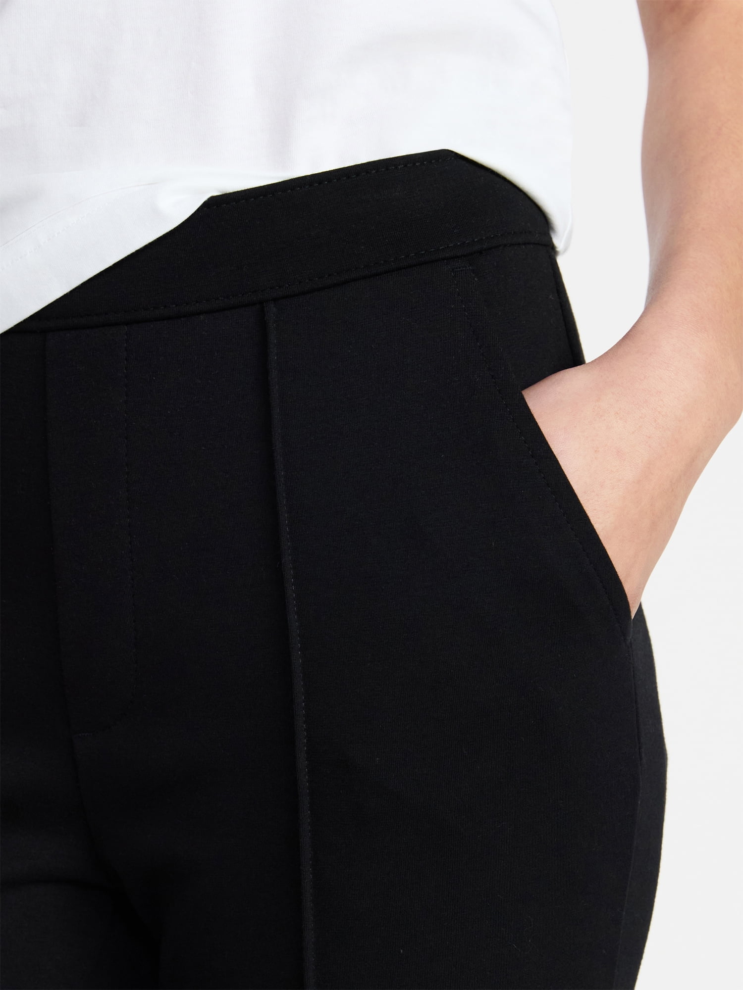 Time and Tru Women's Cropped Flare Pants, 26" Inseam, Size XS-XXXL