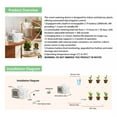 thumbnail image 4 of Automatic Drip Irrigation Kit, Indoor Automatic Watering System for 15 Potted Plants, with LCD Programmable Water Timer Adjustable Flow, 4 of 5