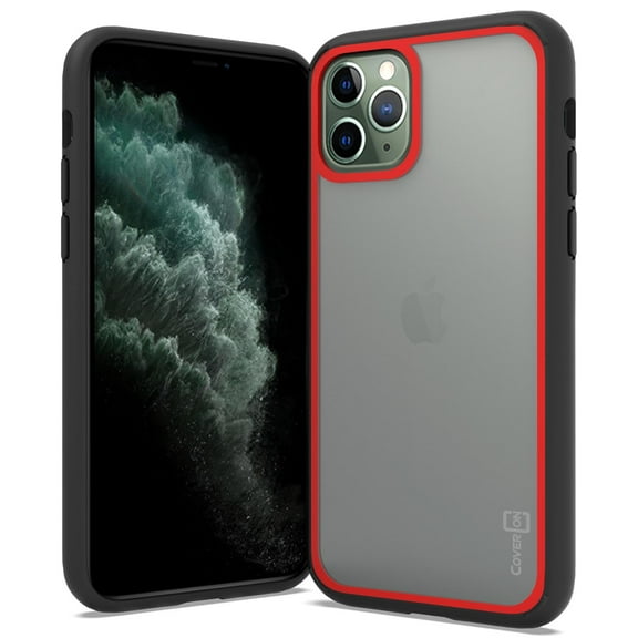 CoverON Apple iPhone 11 Pro Max Case Clear Protective Slim Fit Hard Phone Cover with TPU Bumpers - Unity Series