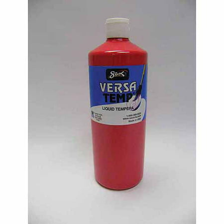Sax Versatemp Heavy-Bodied Tempera Paint, Primary Red, 1 (Best Pale Blue Paint Color)