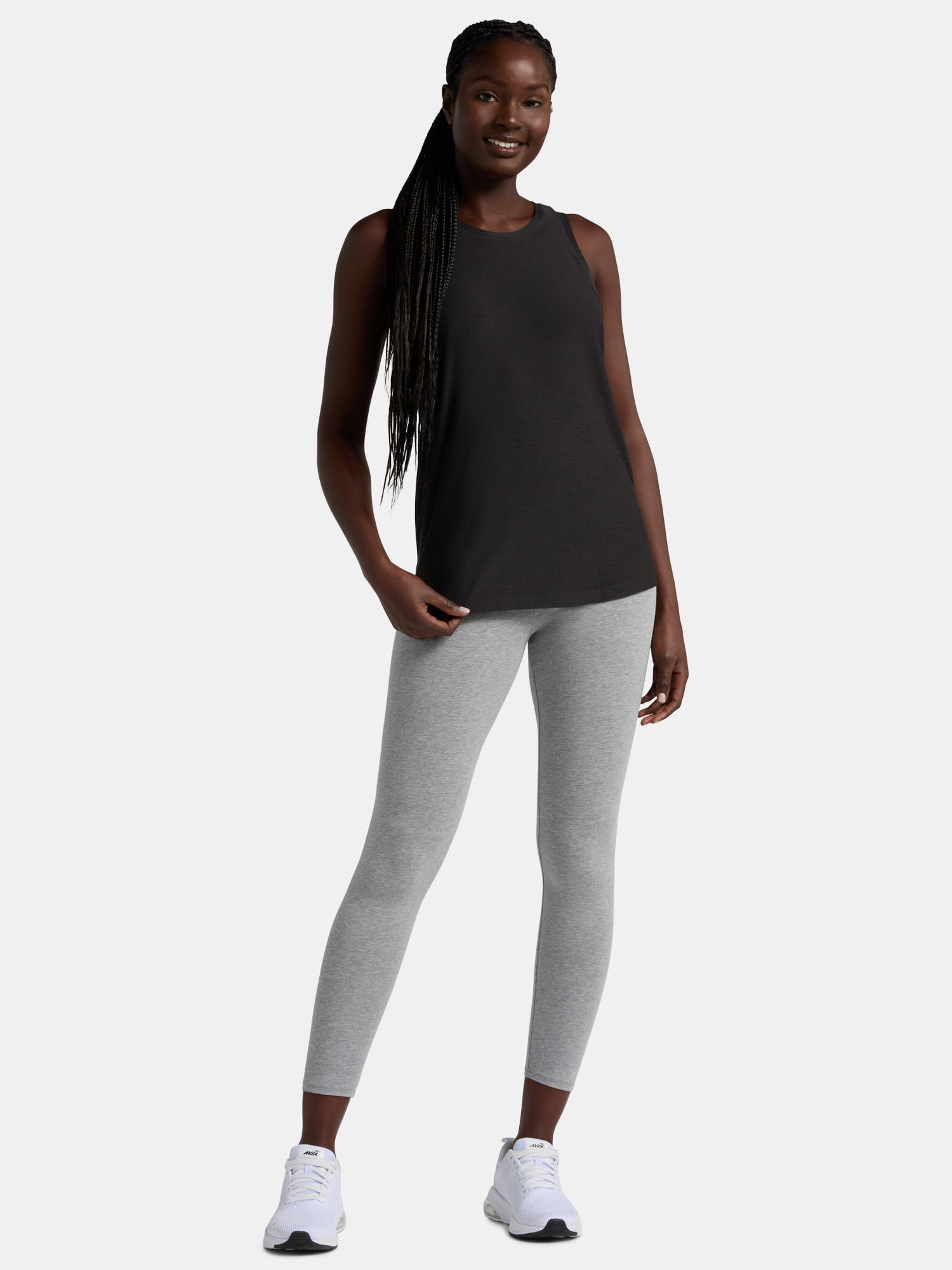 Athletic Works Women’s and Women's Plus ButterCore Performance Tank Top, Sizes XS-4X