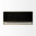 thumbnail image 4 of Mercana Genevieve II Solid Wood with Metal Base Sideboard in Brown and Gold, 4 of 7
