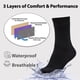 thumbnail image 2 of Calcetines de senderismo impermeables Eigraketly negros S M L XL, 2 of 6