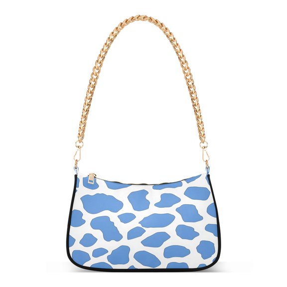 Ryvnso Leopard Pattern-a1 Womens Chain Shoulder Bag Tote Handbags Clutch Hobo Purse with Zipper for Travel