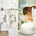 thumbnail image 7 of Dreamtimes Dog's Meal Patterned Hand Towels 2 PCS, Cotton Bath Towel for Drying Face Hands Body Decorative Water Absorbent Lightweight Towels for Bathroom Ktichen Travel Gym,16"x28", 7 of 7