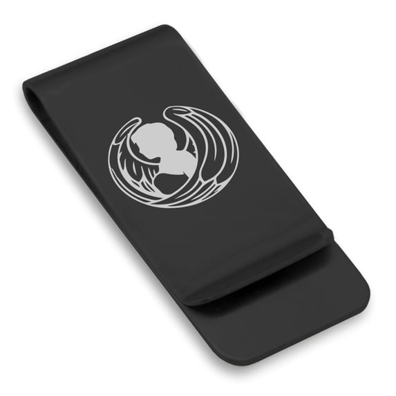 Stainless Steel Virgo Zodiac (Maiden) Classic Slim Money Clip Credit Card Holder