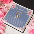 thumbnail image 5 of Daughter in Law Gift from Mother in Law, Daughter in Law Birthday Gift, Daughter in Love, Best Daughter in Law Gift, Jewelry, Necklace - Forever Love Necklace - White Gold or Yellow Gold - Gift Box, 5 of 5