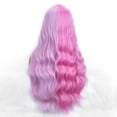 thumbnail image 1 of mtvxesu Wig Women's Wavy Long Curly Hair With Natural Bangs In The Center, 1 of 1