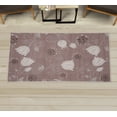 thumbnail image 1 of Floral Decorative Rug, Dutch Tulip Ottoman Flowers with Leaves Natural Ornaments of the World with Dots, Quality Carpet for Bedroom Dorm and Living Room, 6 Sizes, Warm Taupe, by Ambesonne, 1 of 1