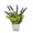 A, variant on Small Artificial Planter, Housed In A White Decorative Plastic Pot, Suitable for Indoor And Outdoor Use Dimensions: 7 X 16 Cm