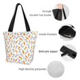 thumbnail image 6 of Kdxio Cute Rabbit Women Reusable Grocery Bags Foldable Ripstop,Reusable Shopping Bags for Shopping,Gym,Gift, 6 of 8