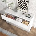 thumbnail image 5 of Oufan 6 Drawers Dresser Chests for Bedroom, Wood Chests of Drawers, Modern Dressers Chest Organizer for Bedroom, Living Room, Hallway, White, 5 of 8